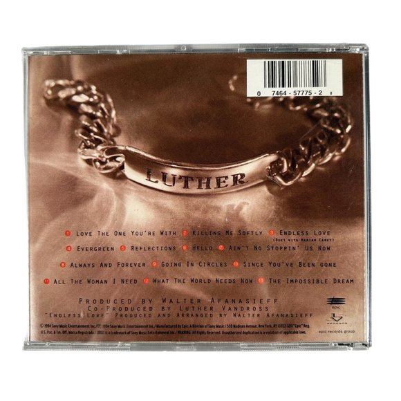 Luther Vandross CD's Set of 4 R&B Soul 90's 2000's - Picture 3 of 5